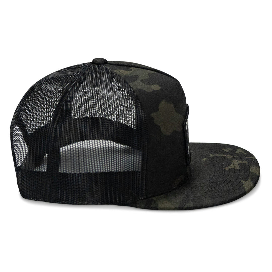 Half Holy. Half Hood. Flatbill Hat
