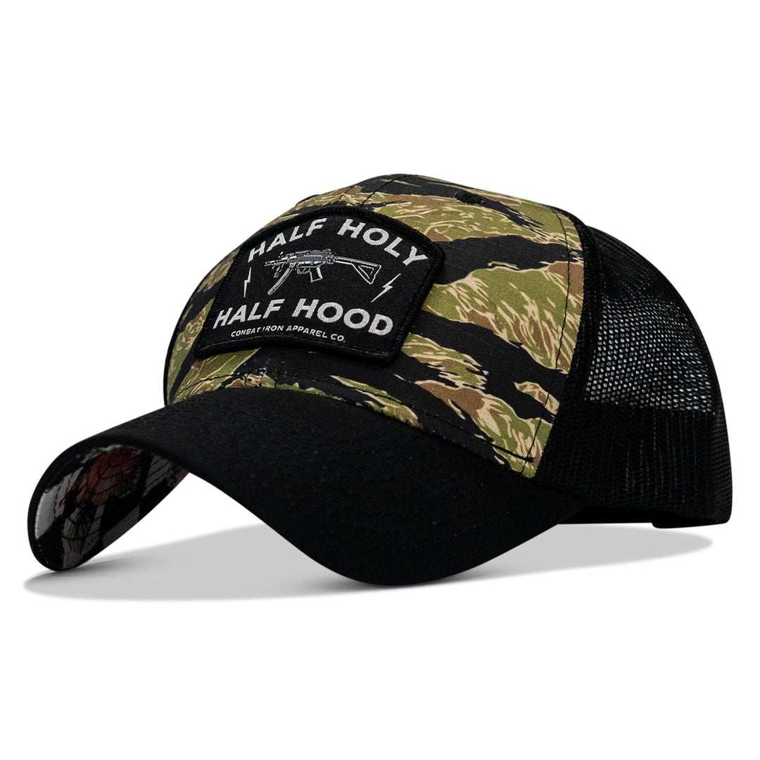 One Revolver Surfboards - Half Holy. Half Hood Patch Original Ripstop Snapback Hat HEADWEAR