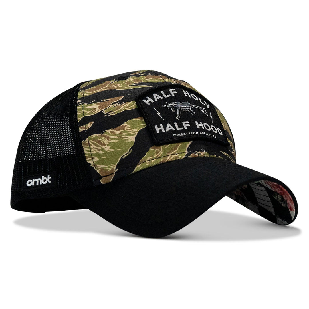 One Revolver Surfboards - Half Holy. Half Hood Patch Original Ripstop Snapback Hat HEADWEAR