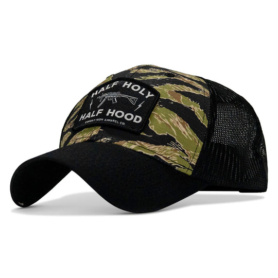 One Revolver Surfboards - Half Holy. Half Hood Patch Original Ripstop Snapback Hat HEADWEAR