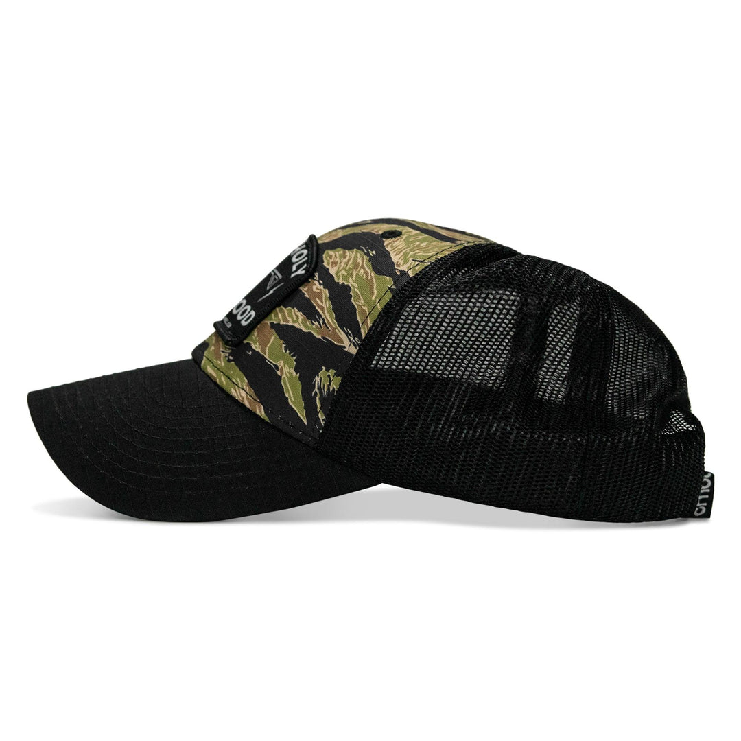 One Revolver Surfboards - Half Holy. Half Hood Patch Original Ripstop Snapback Hat HEADWEAR