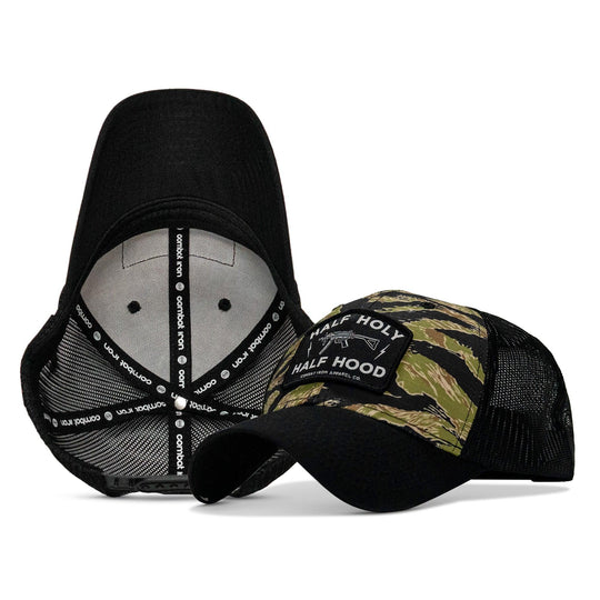 One Revolver Surfboards - Half Holy. Half Hood Patch Original Ripstop Snapback Hat HEADWEAR