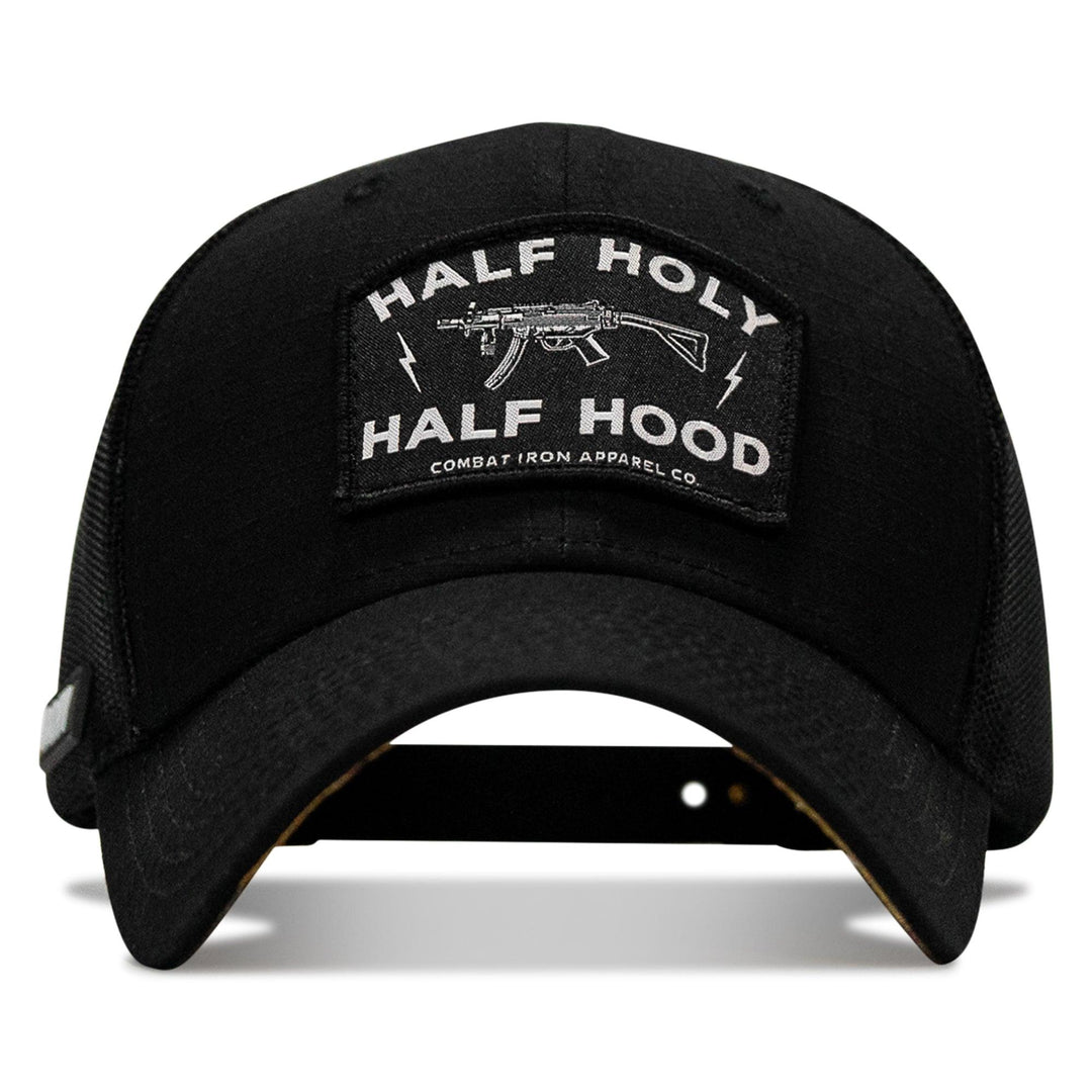 One Revolver Surfboards - Half Holy. Half Hood Patch Original Ripstop Snapback Hat HEADWEAR