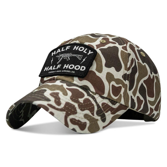 One Revolver Surfboards - Half Holy. Half Hood Patch. Tactical Ripstop Mesh Snapback Hat HEADWEAR