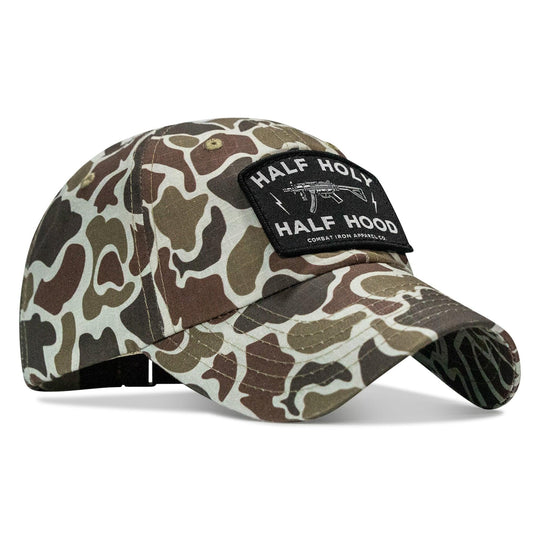 One Revolver Surfboards - Half Holy. Half Hood Patch. Tactical Ripstop Mesh Snapback Hat HEADWEAR