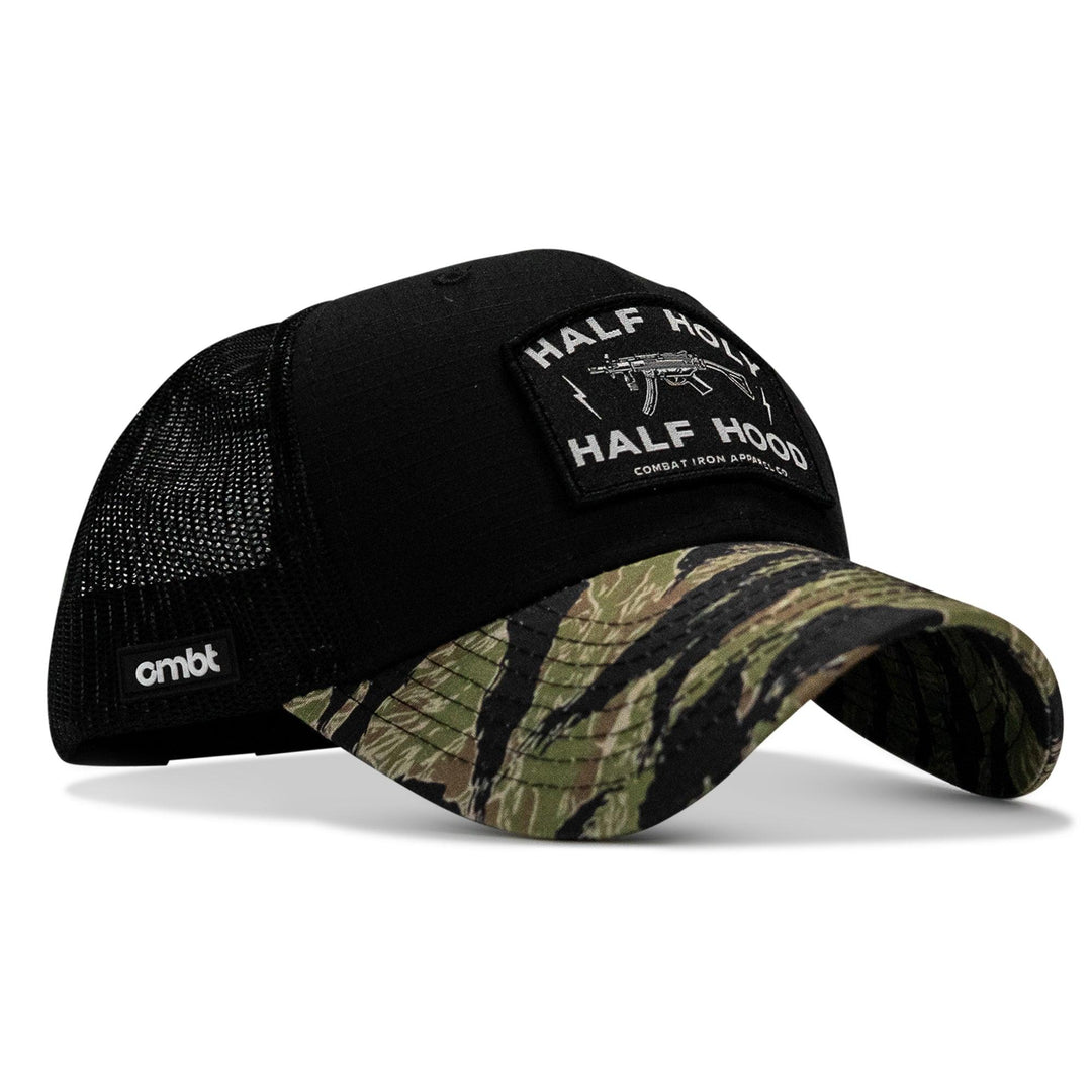 One Revolver Surfboards - Half Holy. Half Hood Patch Original Ripstop Snapback Hat HEADWEAR