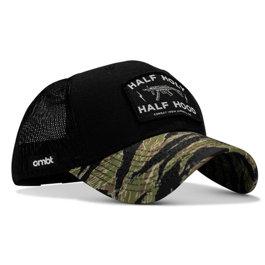 One Revolver Surfboards - Half Holy. Half Hood Patch Original Ripstop Snapback Hat HEADWEAR
