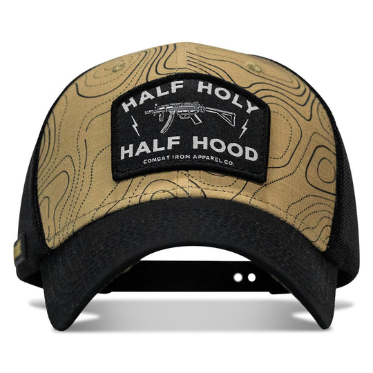 One Revolver Surfboards - Half Holy. Half Hood Patch Original Ripstop Snapback Hat HEADWEAR