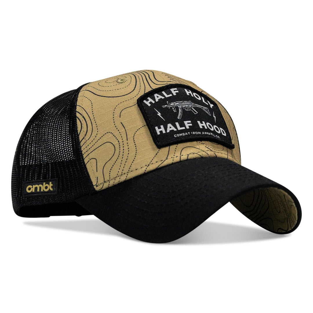 One Revolver Surfboards - Half Holy. Half Hood Patch Original Ripstop Snapback Hat HEADWEAR