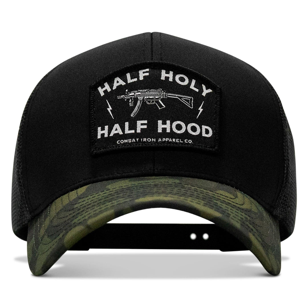 One Revolver Surfboards - Half Holy. Half Hood. Patch Snapback Hat HEADWEAR