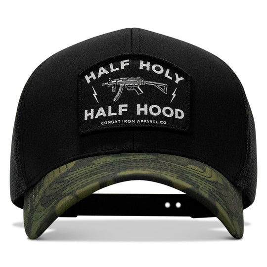 One Revolver Surfboards - Half Holy. Half Hood. Patch Snapback Hat HEADWEAR