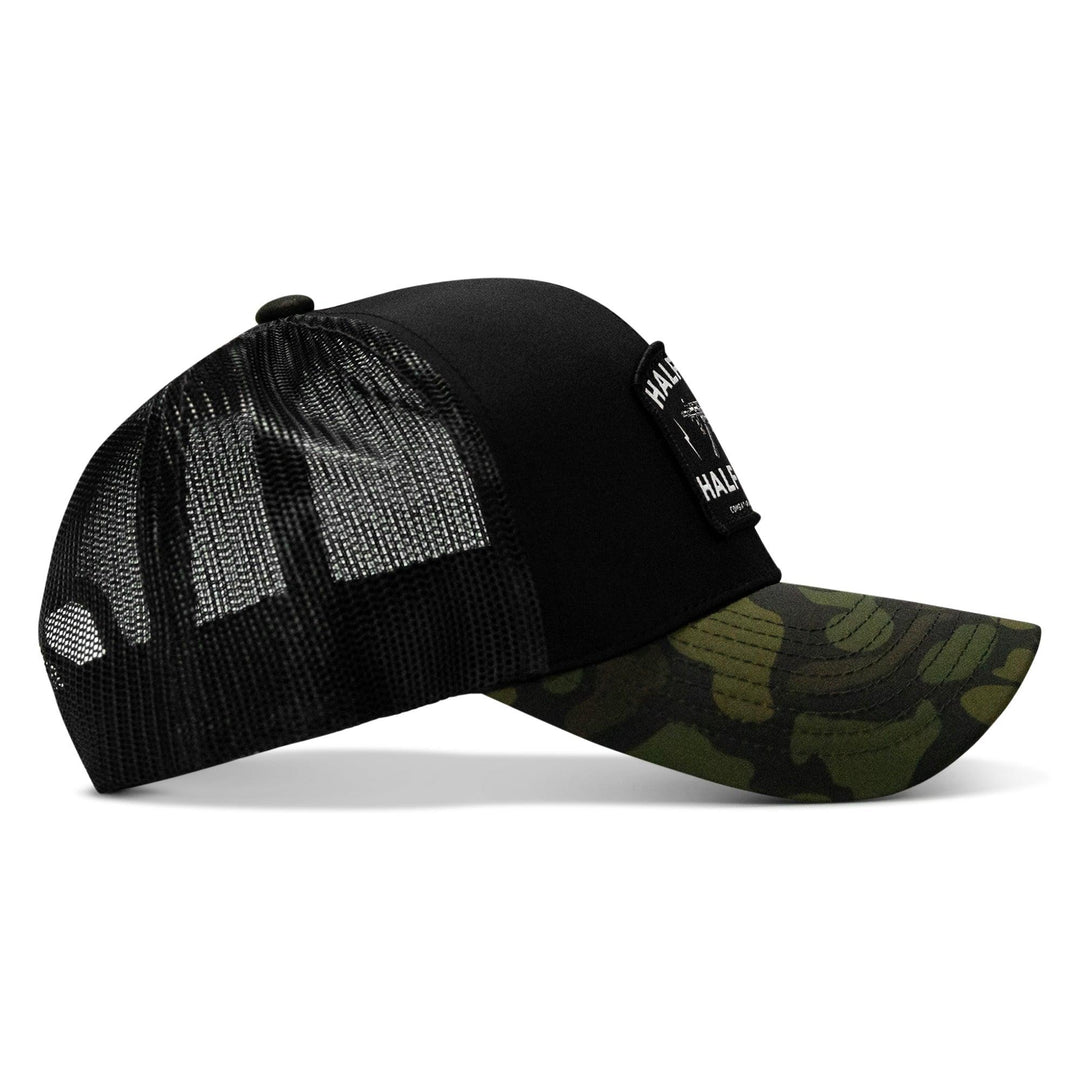 One Revolver Surfboards - Half Holy. Half Hood. Patch Snapback Hat HEADWEAR