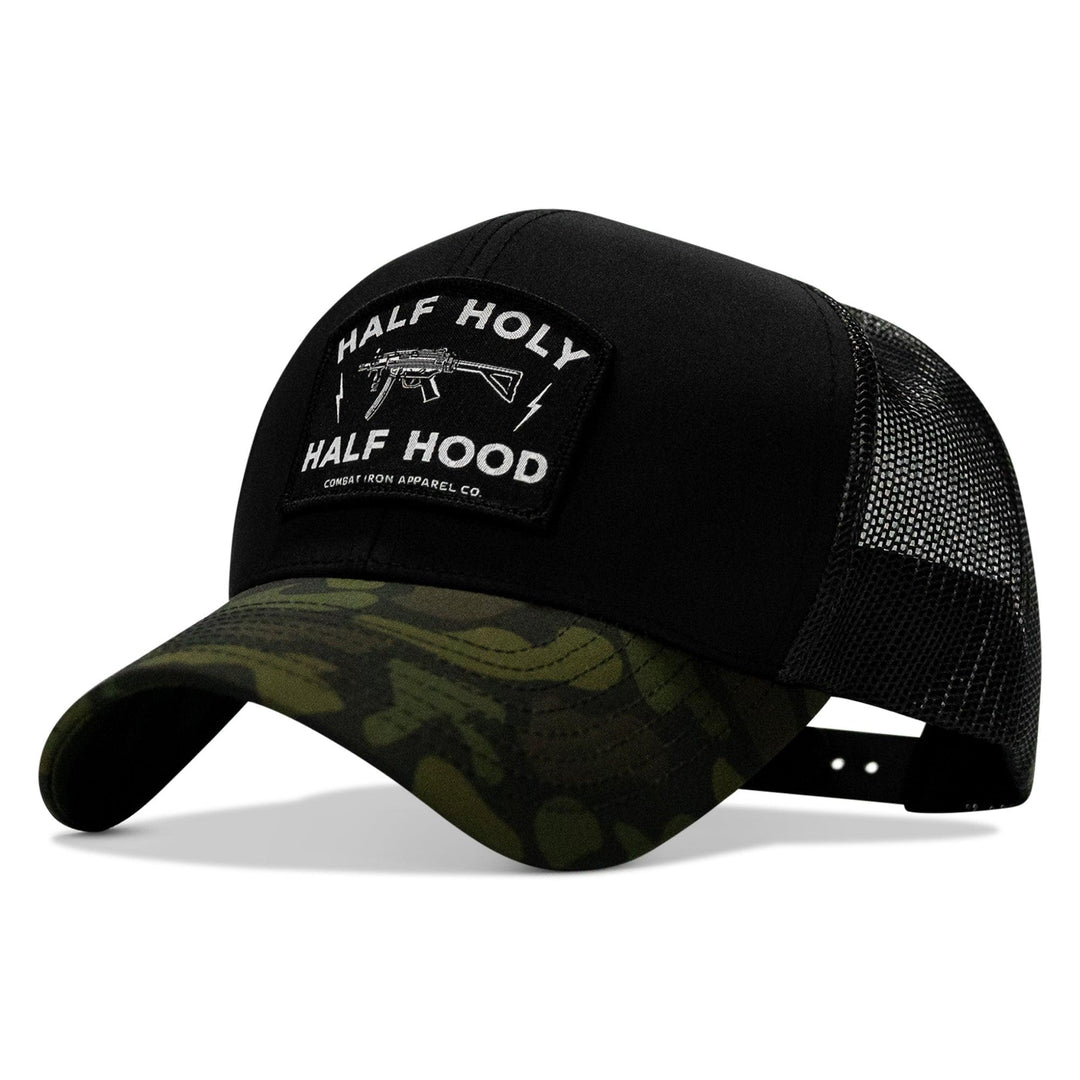 One Revolver Surfboards - Half Holy. Half Hood. Patch Snapback Hat HEADWEAR