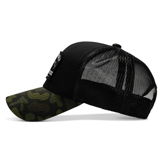 One Revolver Surfboards - Half Holy. Half Hood. Patch Snapback Hat HEADWEAR