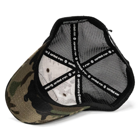 One Revolver Surfboards - Half Holy. Half Hood Patch. Tactical Ripstop Mesh Snapback Hat HEADWEAR