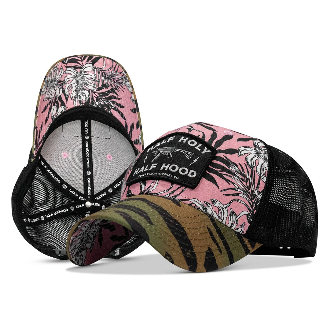 One Revolver Surfboards - Half Holy. Half Hood Patch Original Ripstop Snapback Hat HEADWEAR