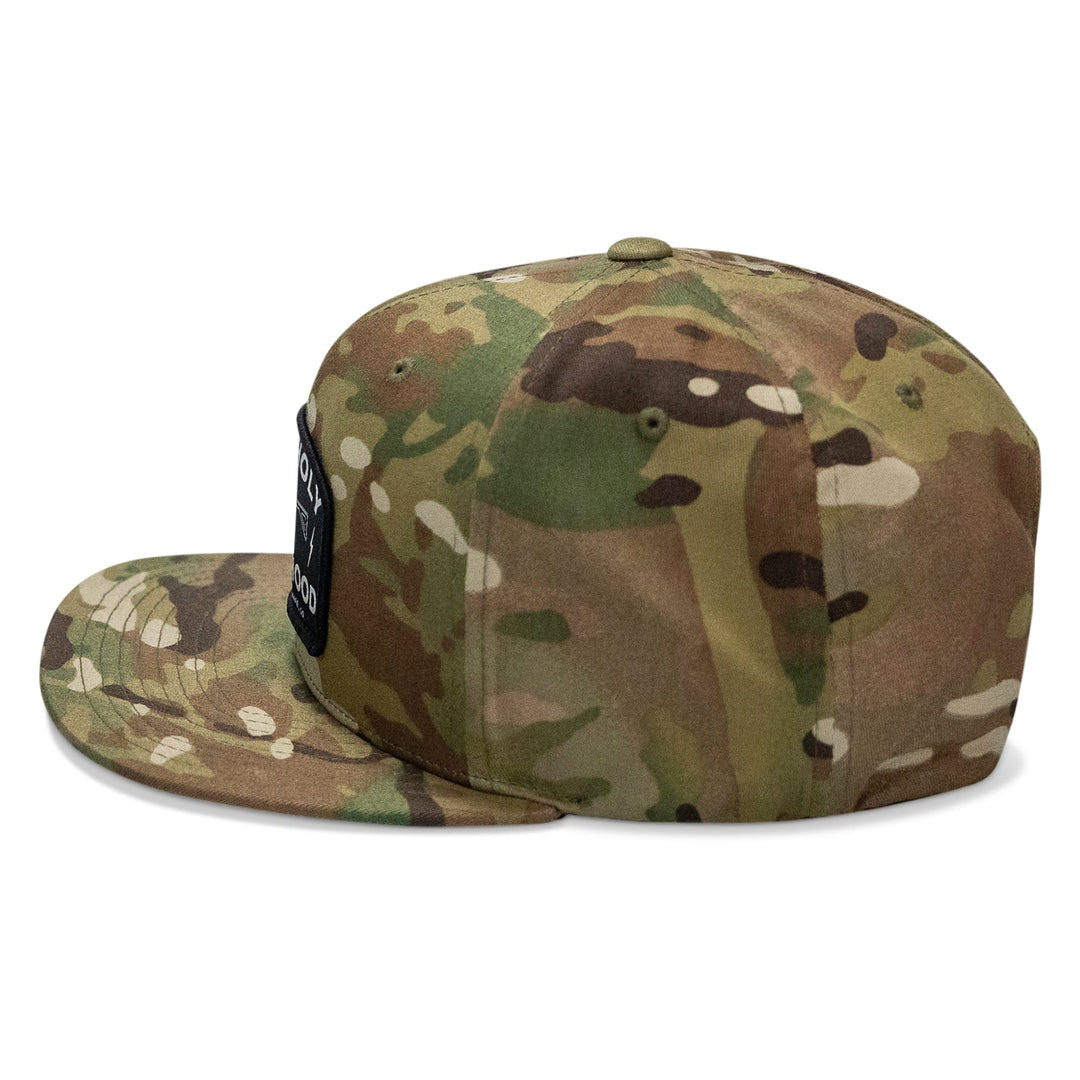 Half Holy. Half Hood. Flatbill Hat