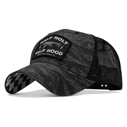 Half Holy. Half Hood Patch Original Ripstop Snapback Hat