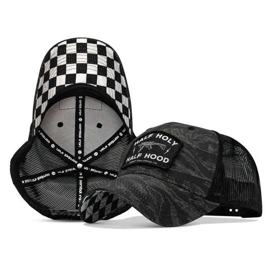 Half Holy. Half Hood Patch Original Ripstop Snapback Hat