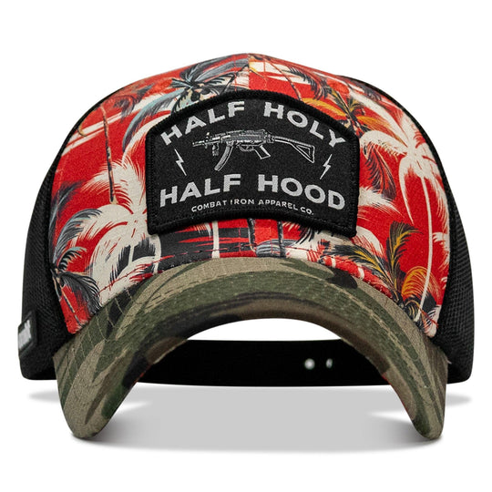 One Revolver Surfboards - Half Holy. Half Hood Patch Original Ripstop Snapback Hat HEADWEAR