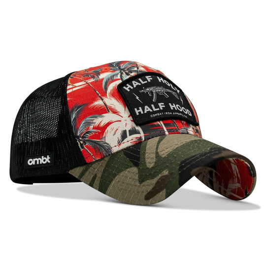 One Revolver Surfboards - Half Holy. Half Hood Patch Original Ripstop Snapback Hat HEADWEAR