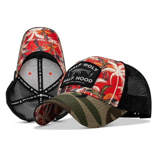 One Revolver Surfboards - Half Holy. Half Hood Patch Original Ripstop Snapback Hat HEADWEAR