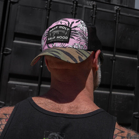 One Revolver Surfboards - Half Holy. Half Hood Patch Original Ripstop Snapback Hat HEADWEAR