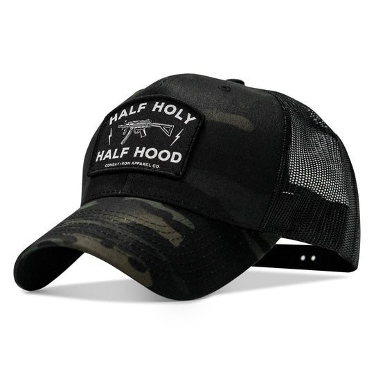 One Revolver Surfboards - Half Holy. Half Hood. Patch Snapback Hat HEADWEAR