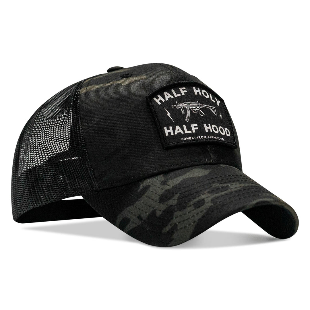 One Revolver Surfboards - Half Holy. Half Hood. Patch Snapback Hat HEADWEAR