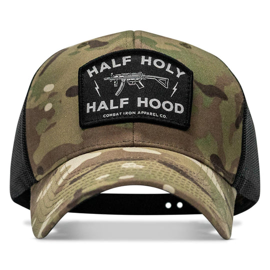 One Revolver Surfboards - Half Holy. Half Hood. Patch Snapback Hat HEADWEAR