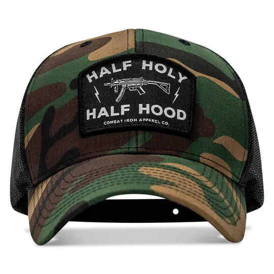 One Revolver Surfboards - Half Holy. Half Hood. Patch Snapback Hat HEADWEAR