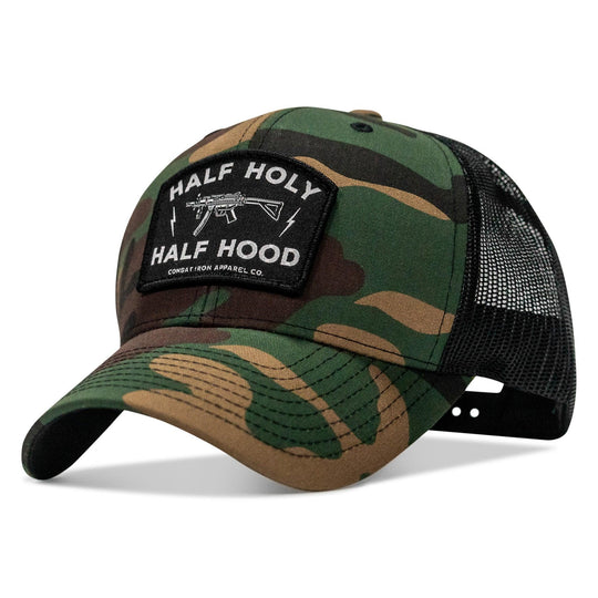 One Revolver Surfboards - Half Holy. Half Hood. Patch Snapback Hat HEADWEAR