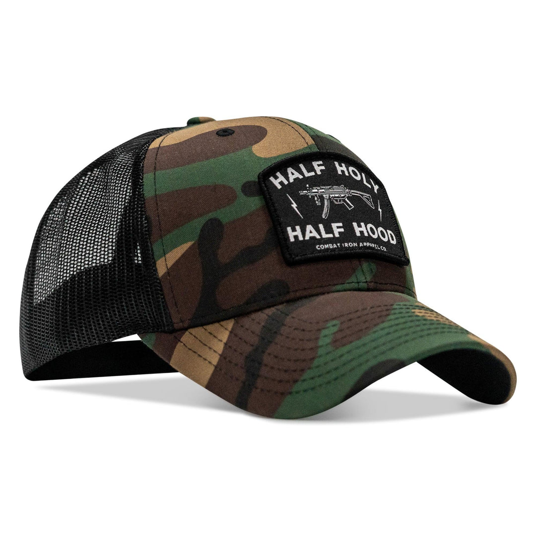 One Revolver Surfboards - Half Holy. Half Hood. Patch Snapback Hat HEADWEAR