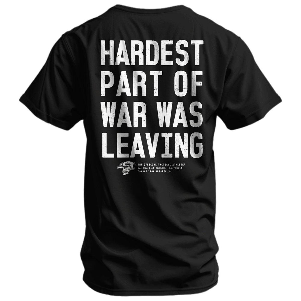 Hardest Part of War Was Leaving Men's T-Shirt - One Revolver Surfboards