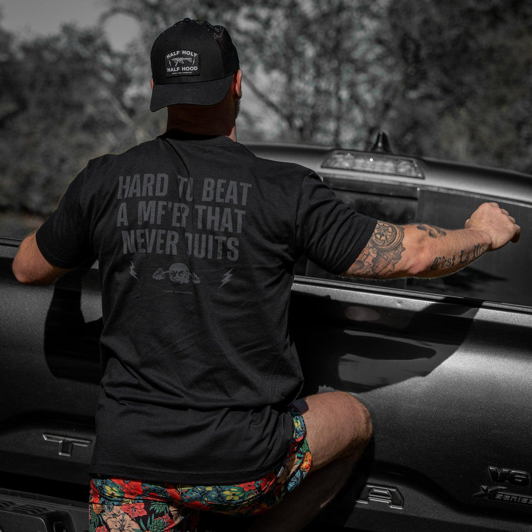 One Revolver Surfboards - Half Holy. Half Hood Patch Original Ripstop Snapback Hat HEADWEAR