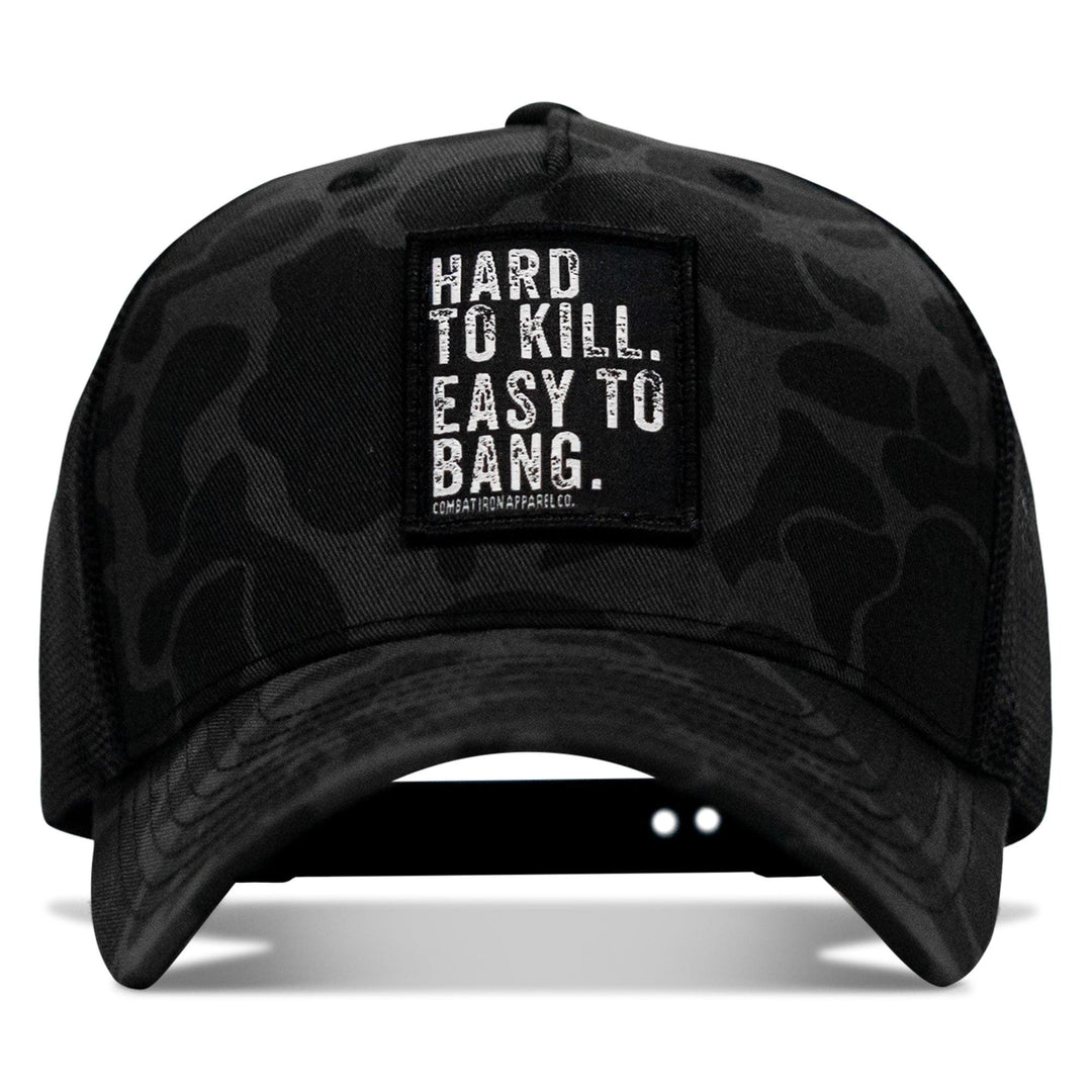 One Revolver Surfboards - Hard to Kill. Easy to Bang. Patch Snapback Hat HEADWEAR