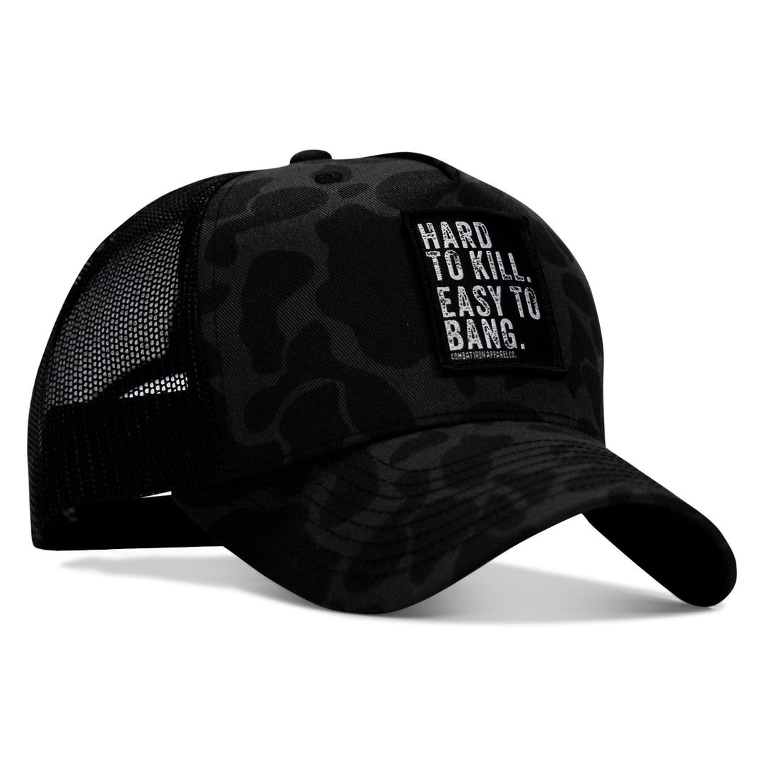 One Revolver Surfboards - Hard to Kill. Easy to Bang. Patch Snapback Hat HEADWEAR
