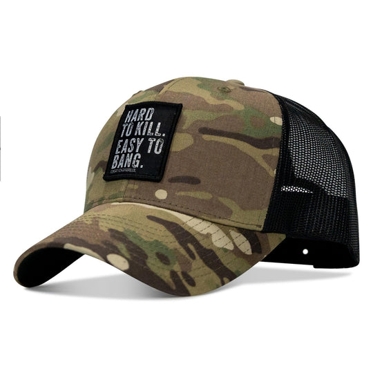 One Revolver Surfboards - Hard to Kill. Easy to Bang. Patch Snapback Hat HEADWEAR