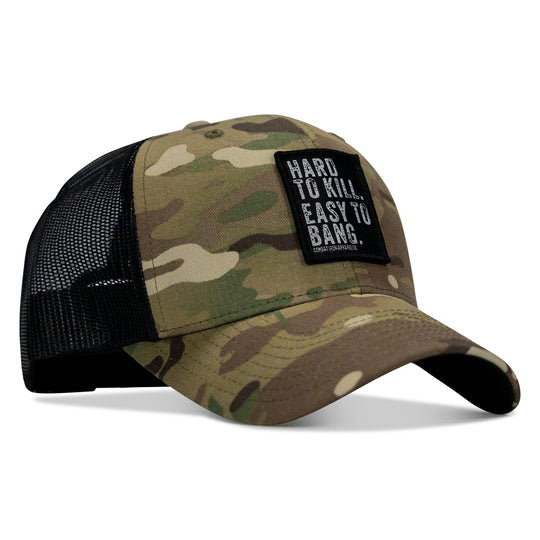 One Revolver Surfboards - Hard to Kill. Easy to Bang. Patch Snapback Hat HEADWEAR