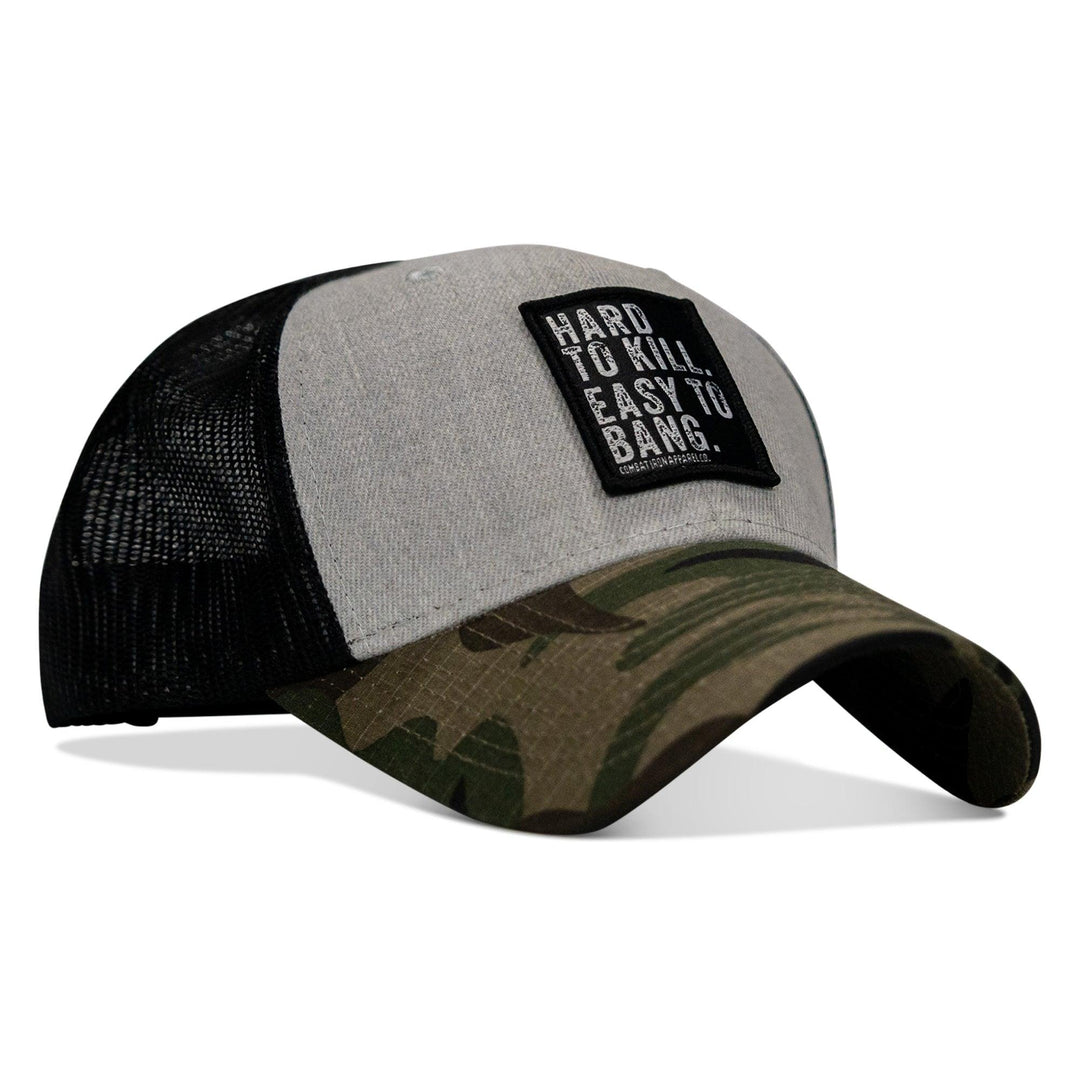 One Revolver Surfboards - Hard to Kill. Easy to Bang. Patch Snapback Hat HEADWEAR