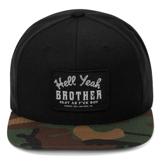 One Revolver Surfboards - Hell Yeah Brother Flatbill SnapBack Hat HEADWEAR