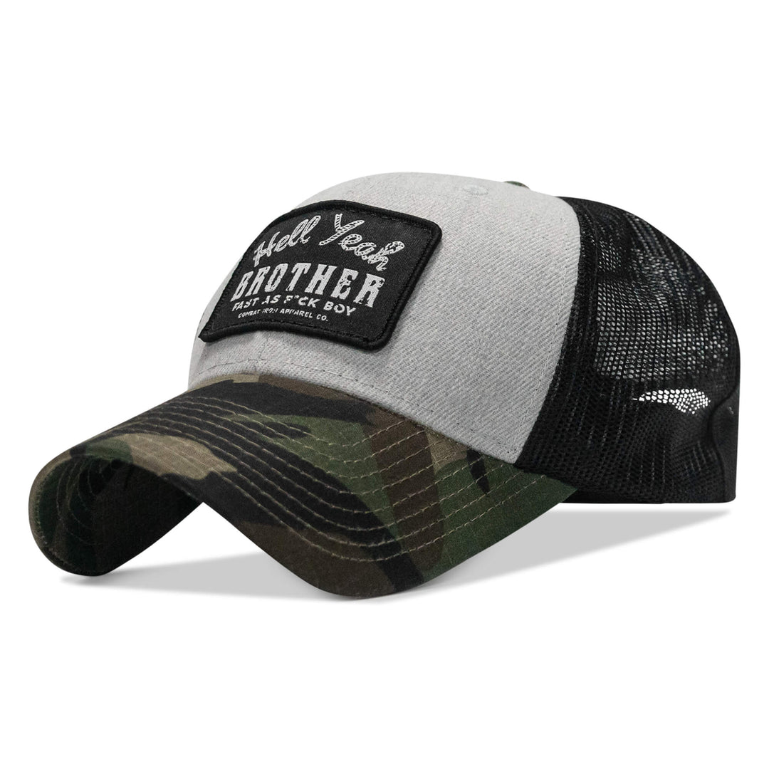 One Revolver Surfboards - Hell Yeah Brother Patch Snapback Hat HEADWEAR