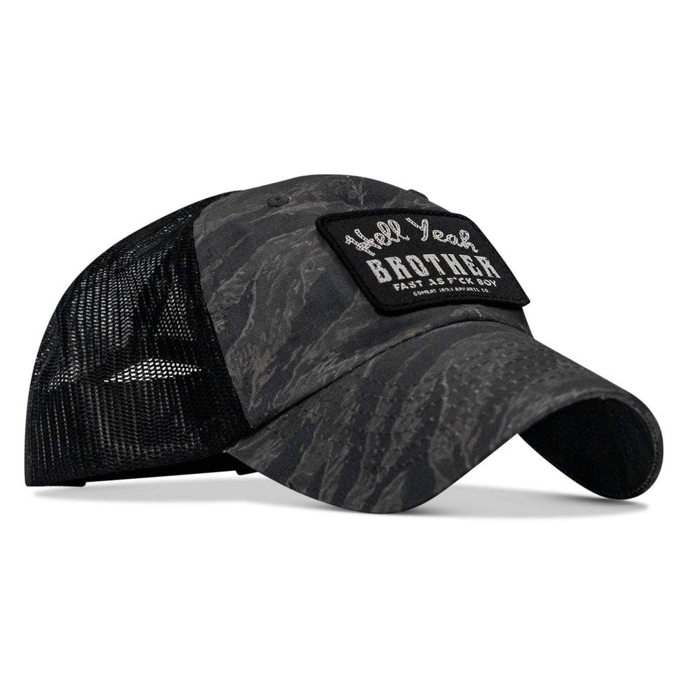 One Revolver Surfboards - Hell Yeah Brother Patch Tactical Ripstop Mesh Snapback Hat HEADWEAR