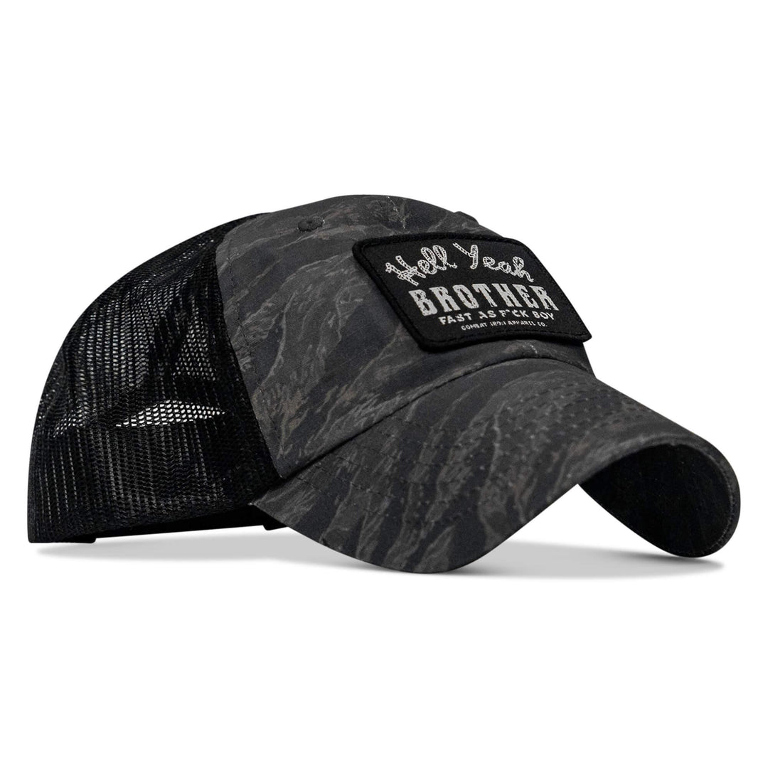One Revolver Surfboards - Hell Yeah Brother Patch Tactical Ripstop Mesh Snapback Hat HEADWEAR