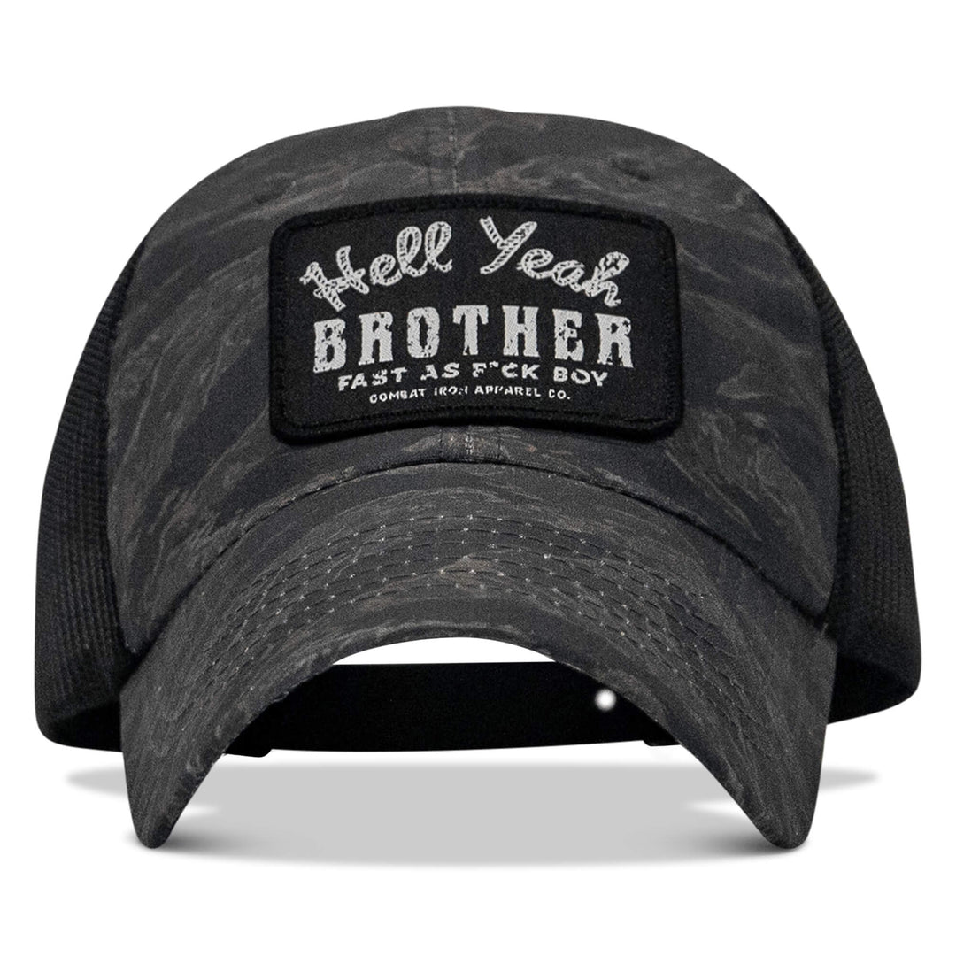 One Revolver Surfboards - Hell Yeah Brother Patch Tactical Ripstop Mesh Snapback Hat HEADWEAR