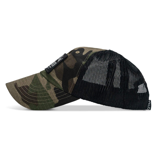 One Revolver Surfboards - Hell Yeah Brother Patch Tactical Ripstop Mesh Snapback Hat HEADWEAR