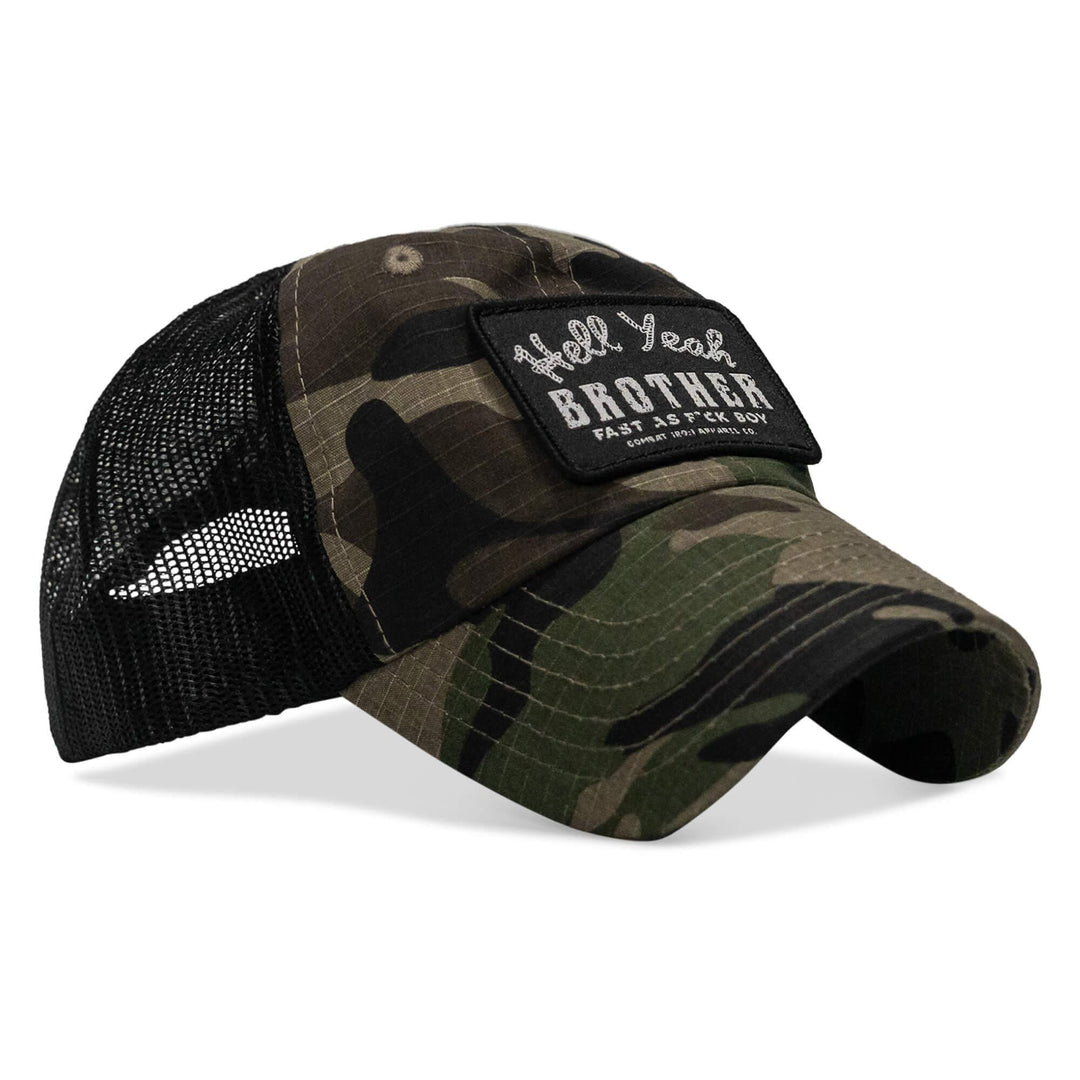One Revolver Surfboards - Hell Yeah Brother Patch Tactical Ripstop Mesh Snapback Hat HEADWEAR
