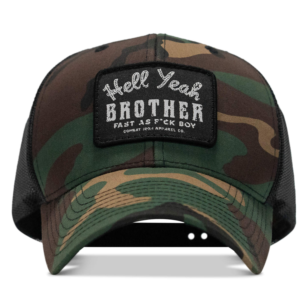 One Revolver Surfboards - Hell Yeah Brother Patch Snapback Hat HEADWEAR