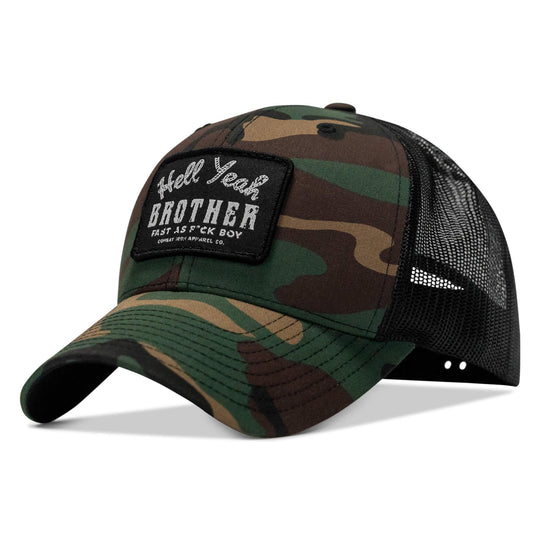 One Revolver Surfboards - Hell Yeah Brother Patch Snapback Hat HEADWEAR