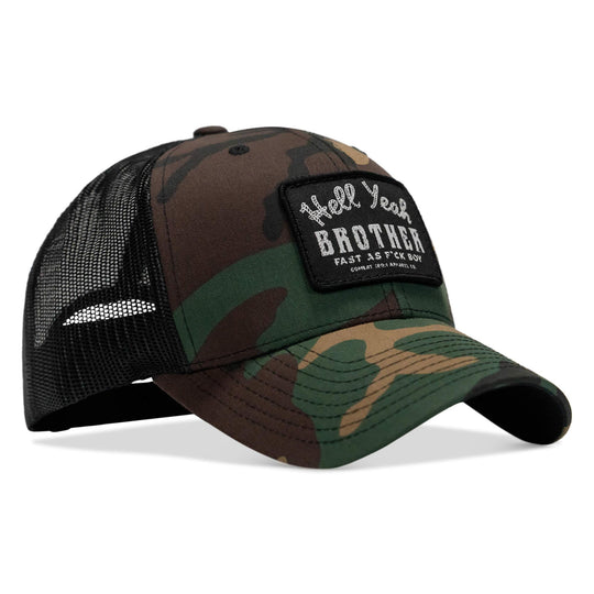 One Revolver Surfboards - Hell Yeah Brother Patch Snapback Hat HEADWEAR